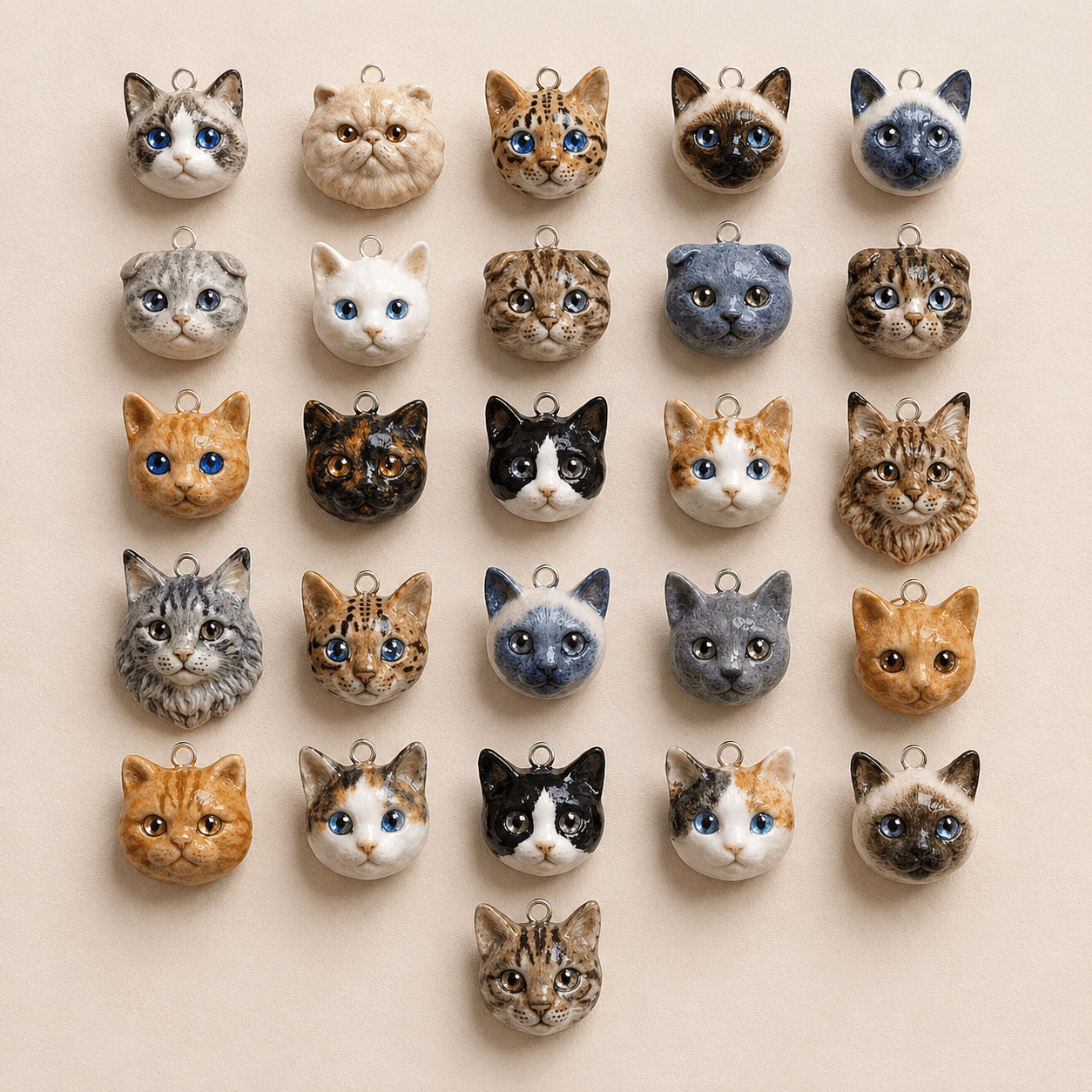 Custom Cat Portrait Necklace from Photo – Handmade Personalized Pet Jewelry Gift - Image 8