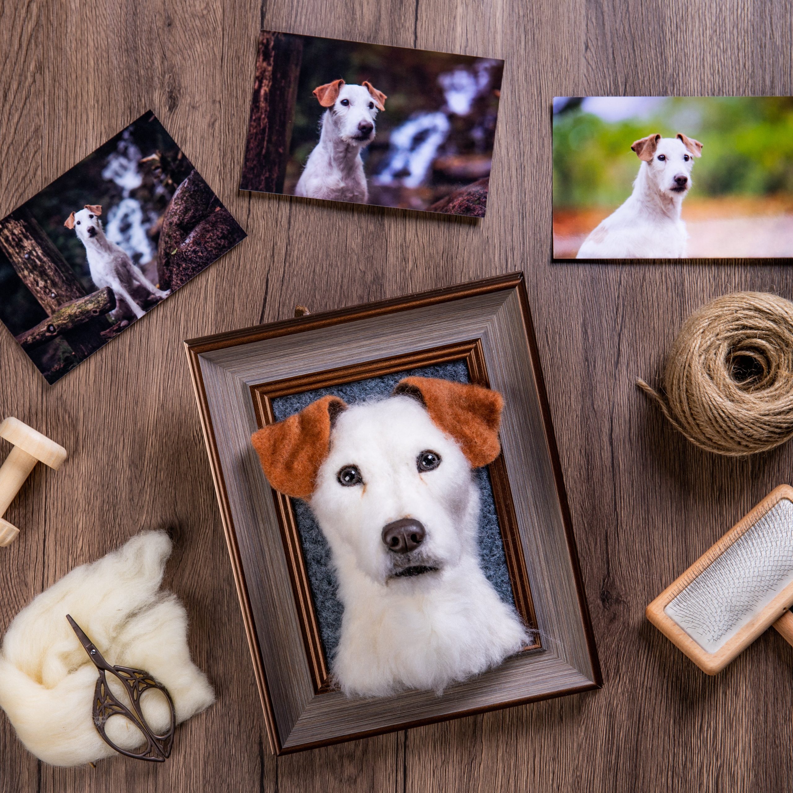Framed Pet Portrait-Dog - Image 3