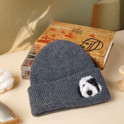 Custom Felted Pet Beanie